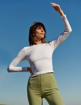 Casual Style Sundry Long Sleeve Crew Neck Tee