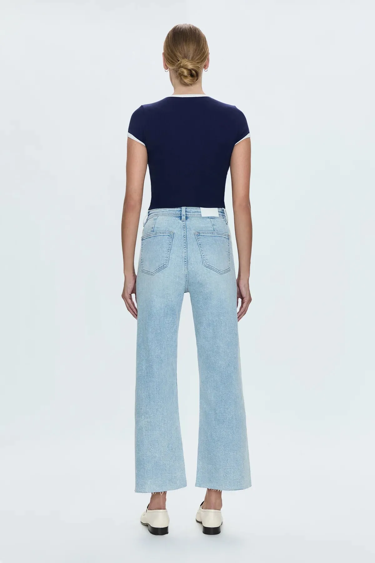 Pistola Penny Crop High Rise Wide Leg - Collective Breathable Denim
