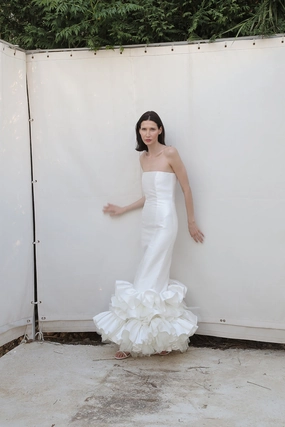 Bianca Dress Texture Mood Runway-Ready