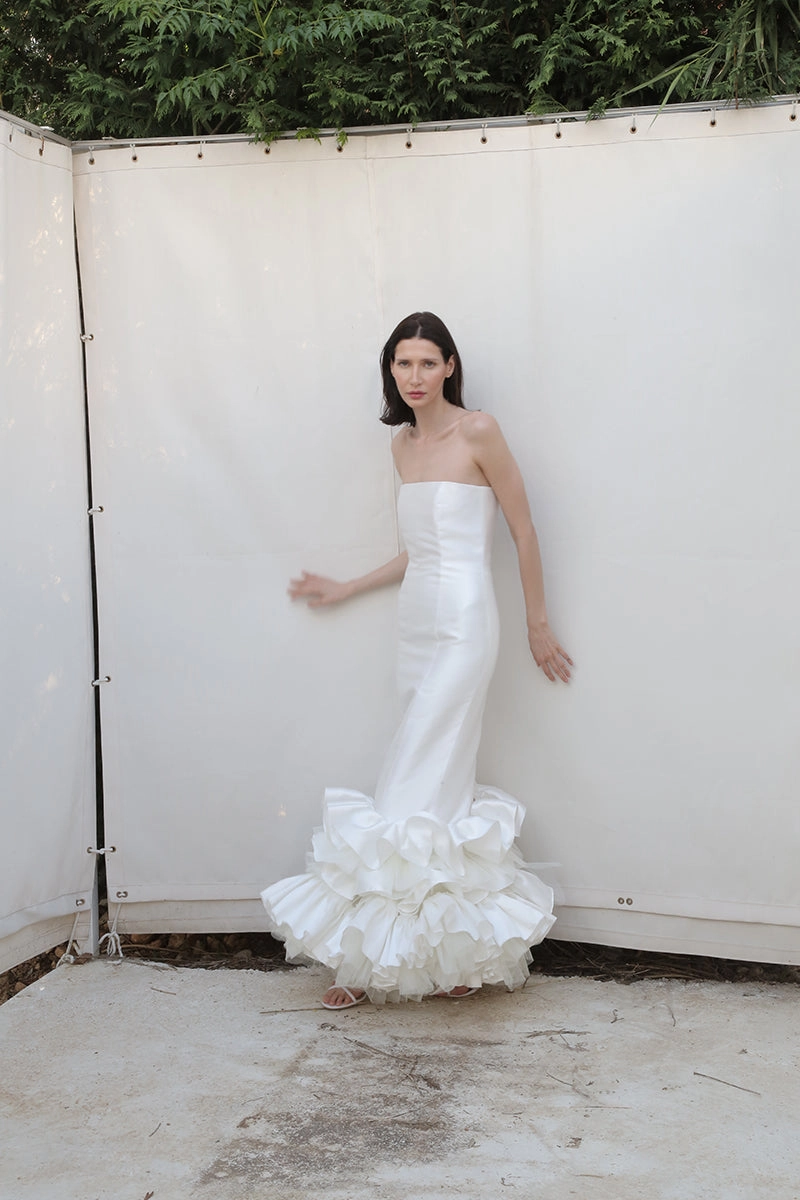 Bianca Dress Texture Mood Runway-Ready