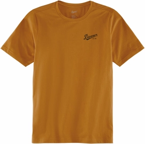 Weekend Style Trend Danner Mens 1932 Tee Mustard 100% Cotton S/S T-Shirt