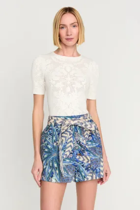 Marie Oliver Crissy T-Shirt Interlock Stitch Detail Soft Brushed Finish