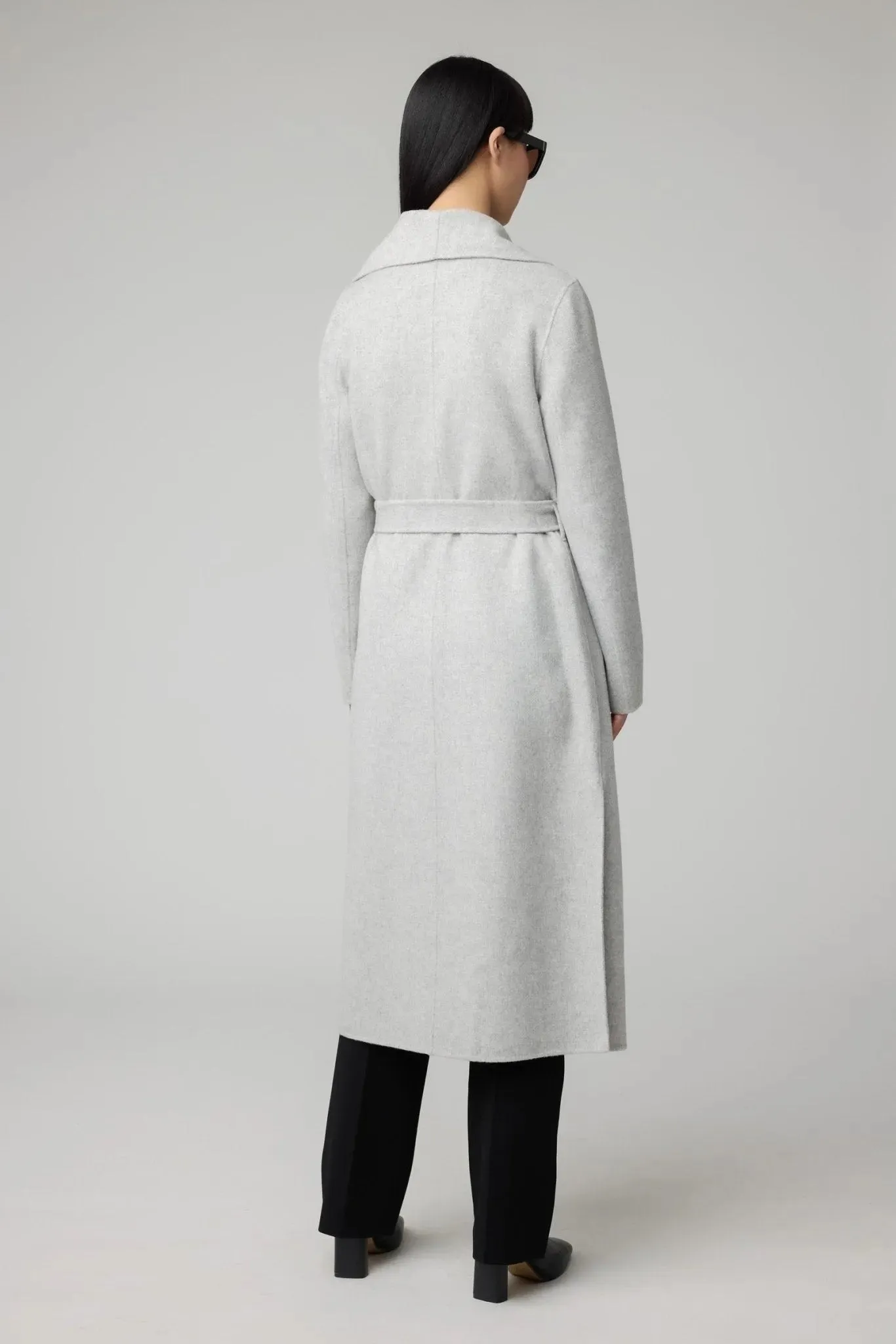 Flexible Side Gussets SOIA & KYO Britta Wool Coat