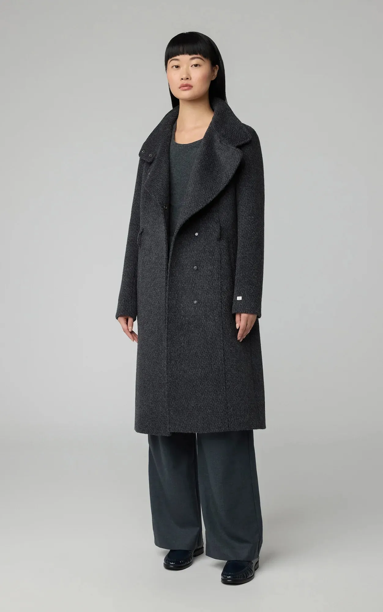 Water Resistant Design SOIA & KYO Genie Wool Coat