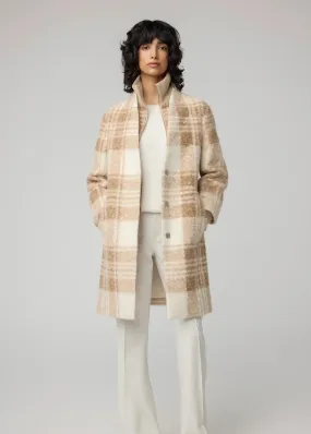 Lightweight Shell Light Day Jacket SOIA & KYO Samantha Plaid Coat