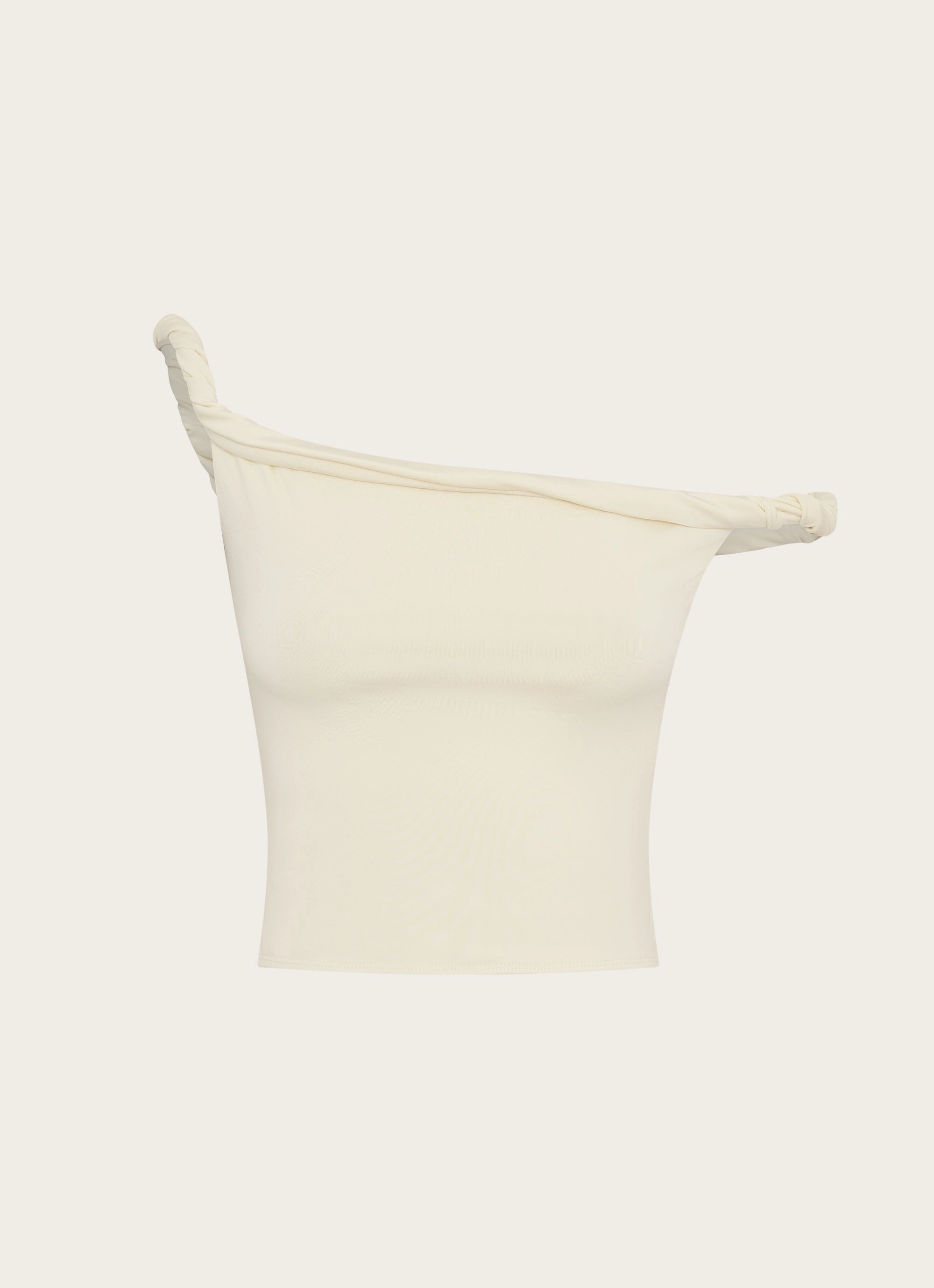 Solace Soul Twist Shoulder Top - Yellow Nautical Inspiration