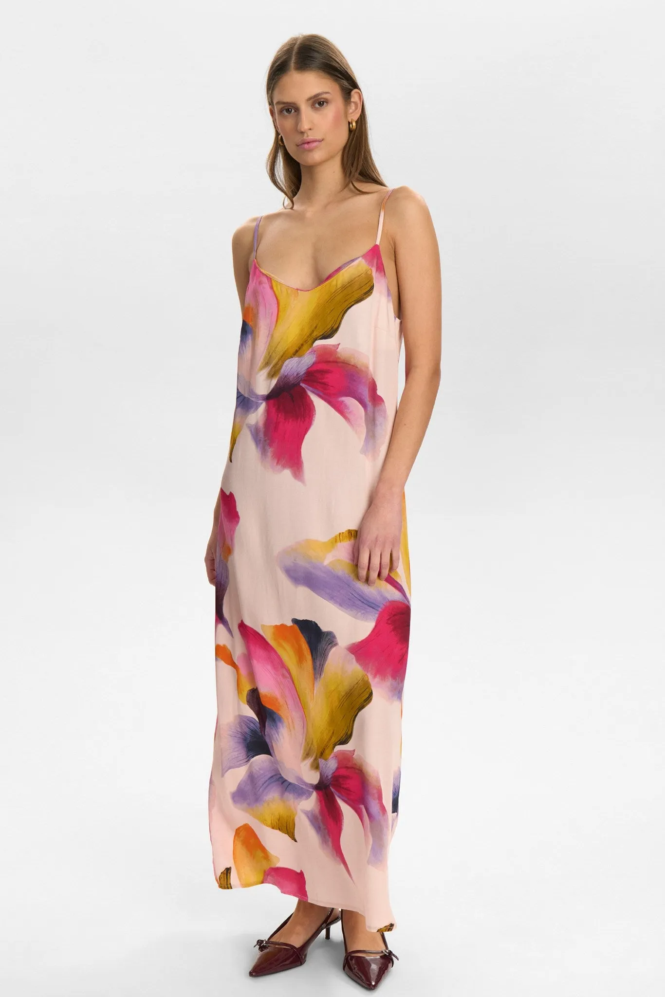 NUBOTANICA SLIP DRESS - Pearl Calm Tone