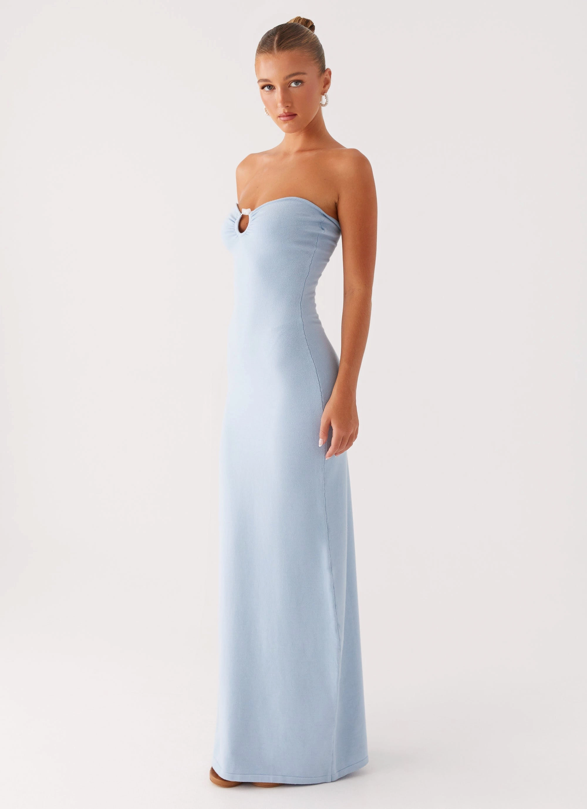 Samson Knit Maxi Dress - Blue Perfect Look
