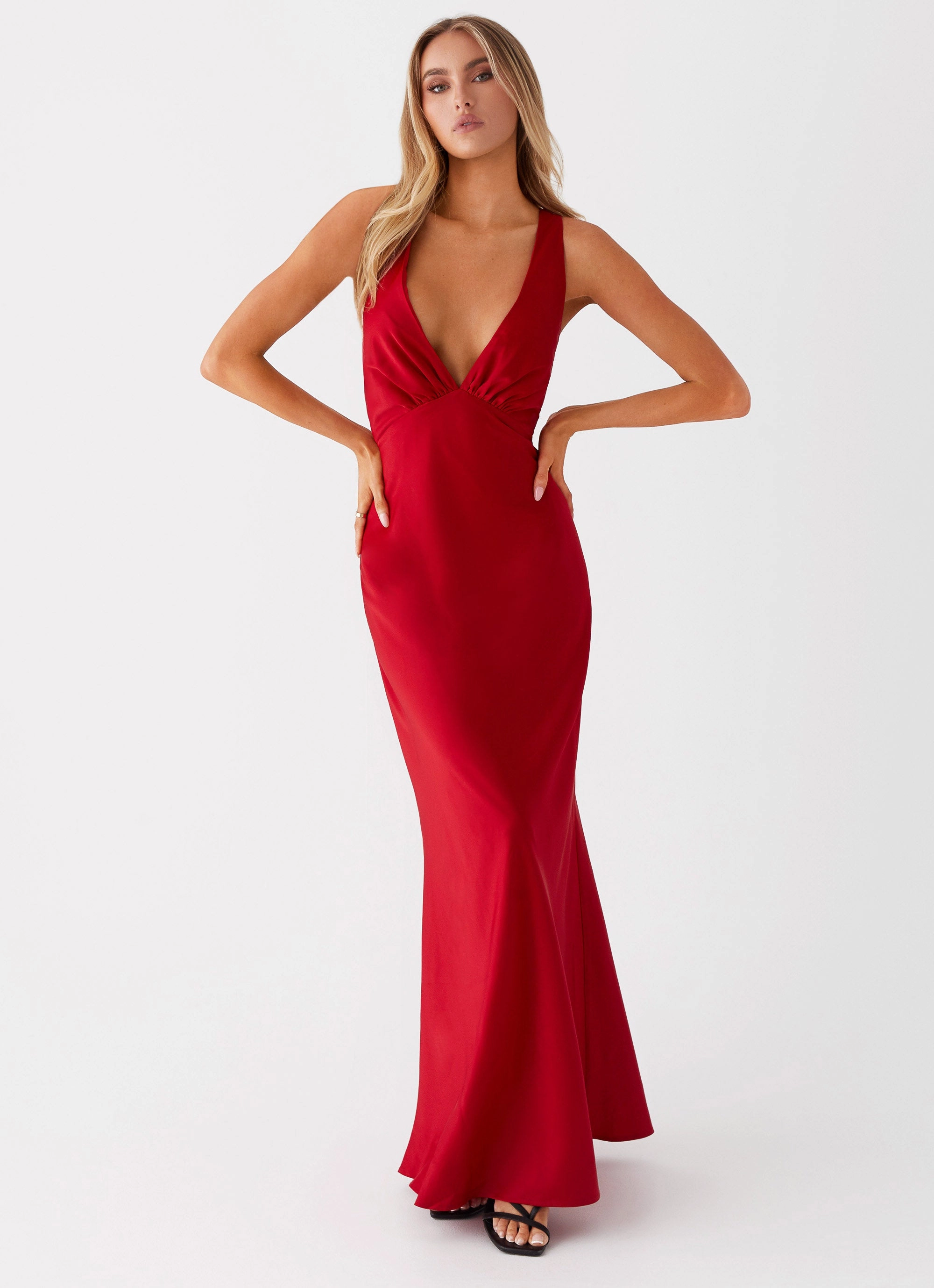 Charming Comfort Slyvia Maxi Dress - Red