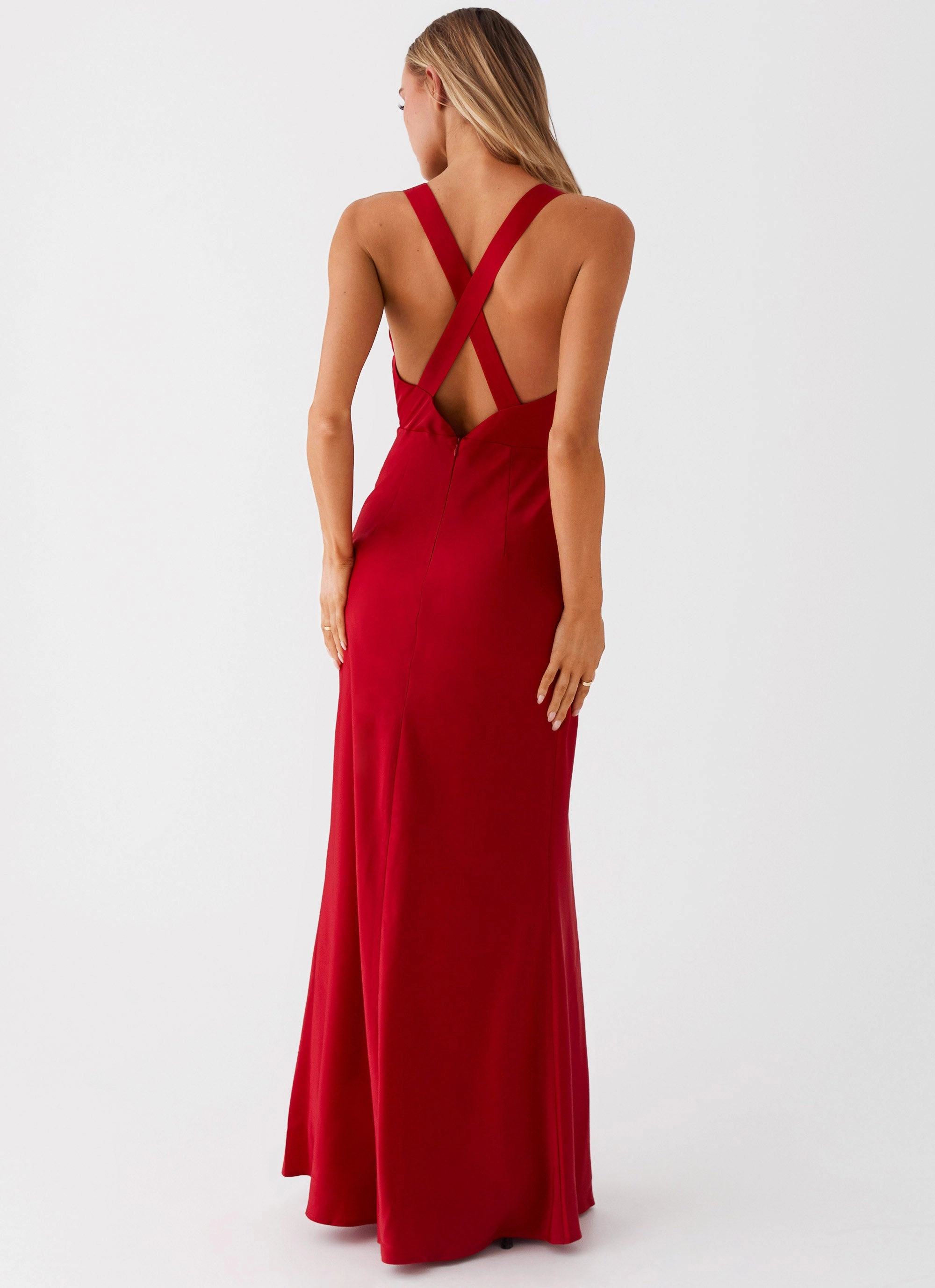 Charming Design Slyvia Maxi Dress - Red