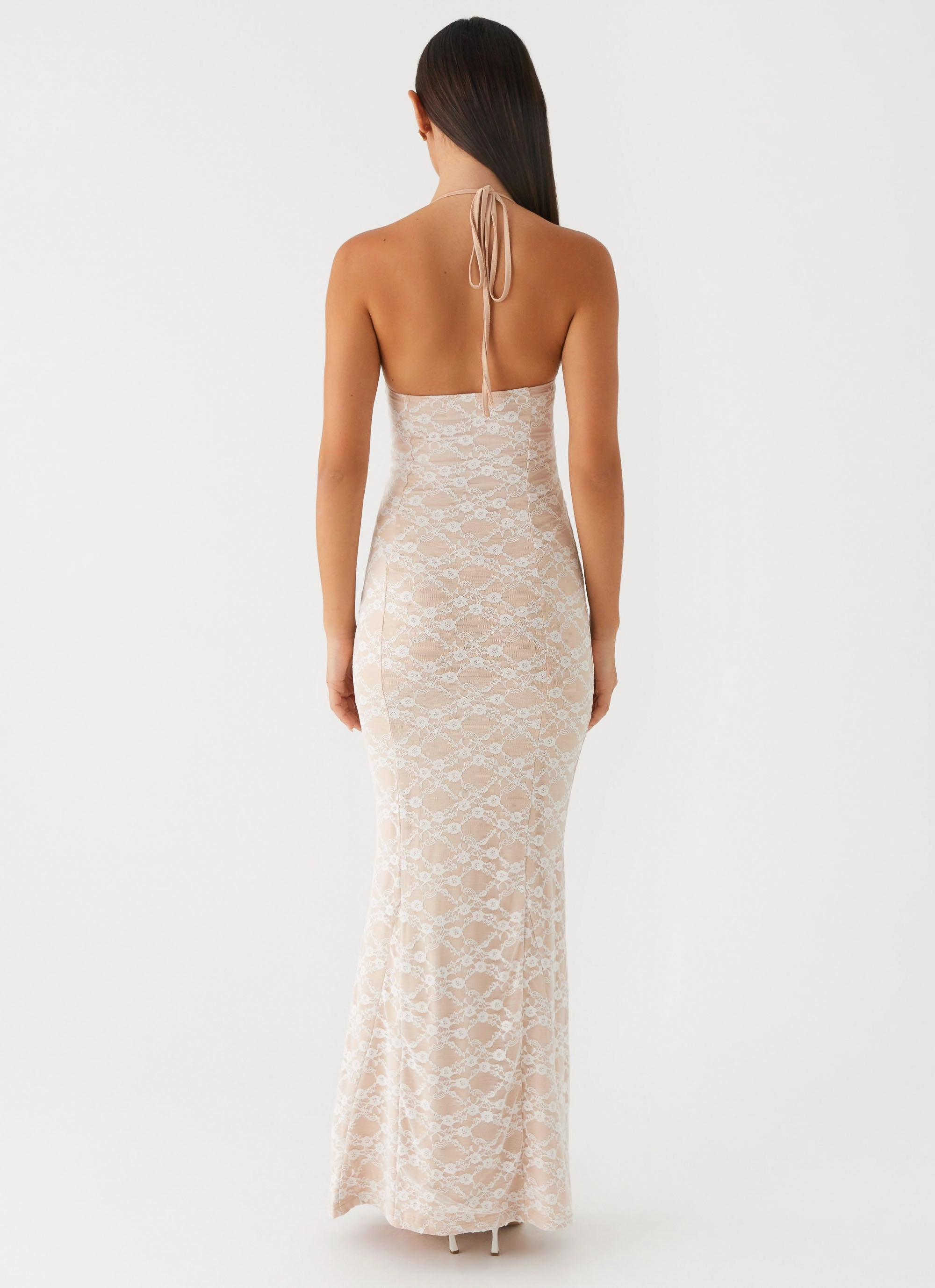 Jolina Lace Maxi Dress - White Party outfit Classic Mood