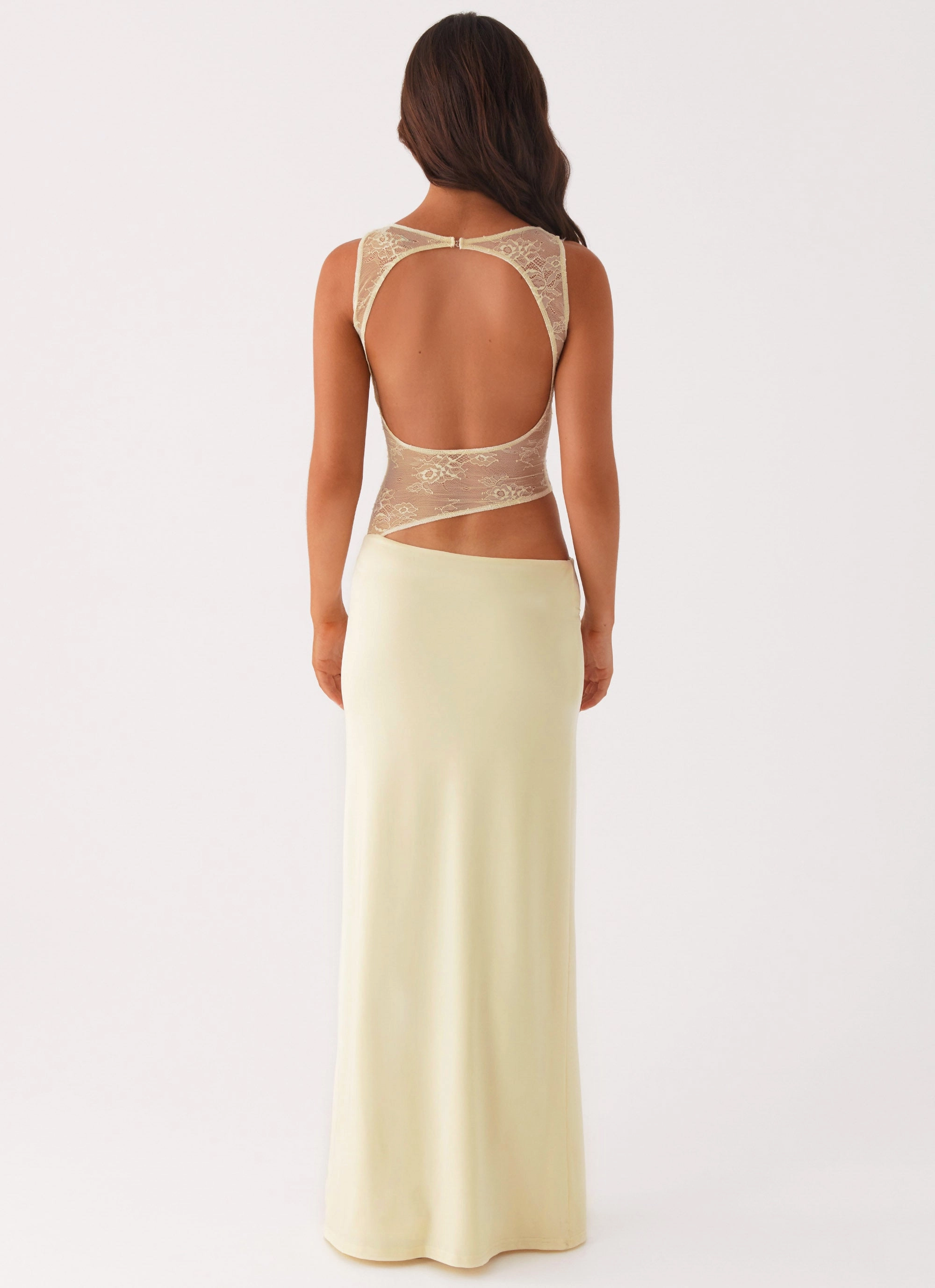 Layered-Sleeve Prophecy Maxi Dress - Yellow