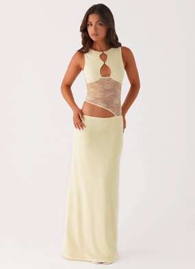 Fashionable Comfort Wear Luxe Comfort Prophecy Maxi Dress - Yellow