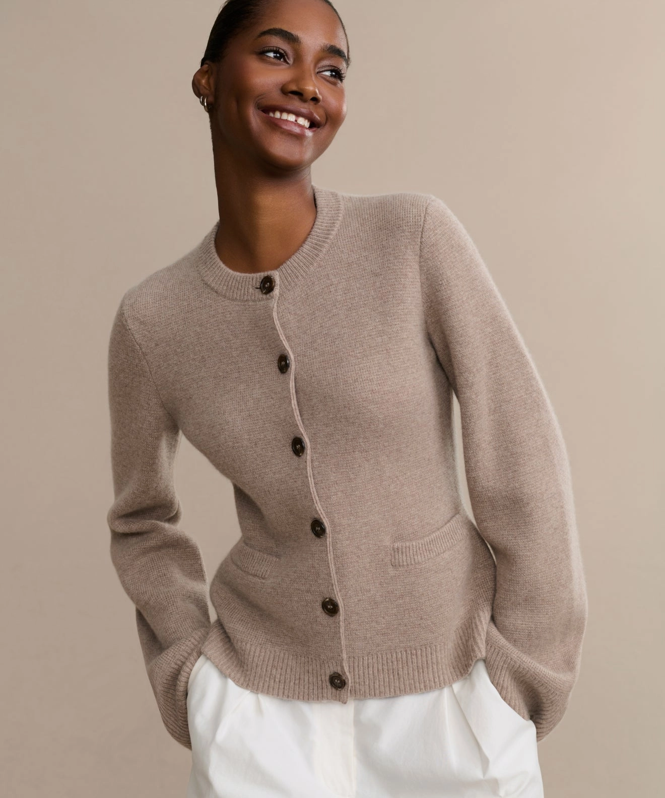 Soft Drape Comfortable Wear Cooper Cardigan