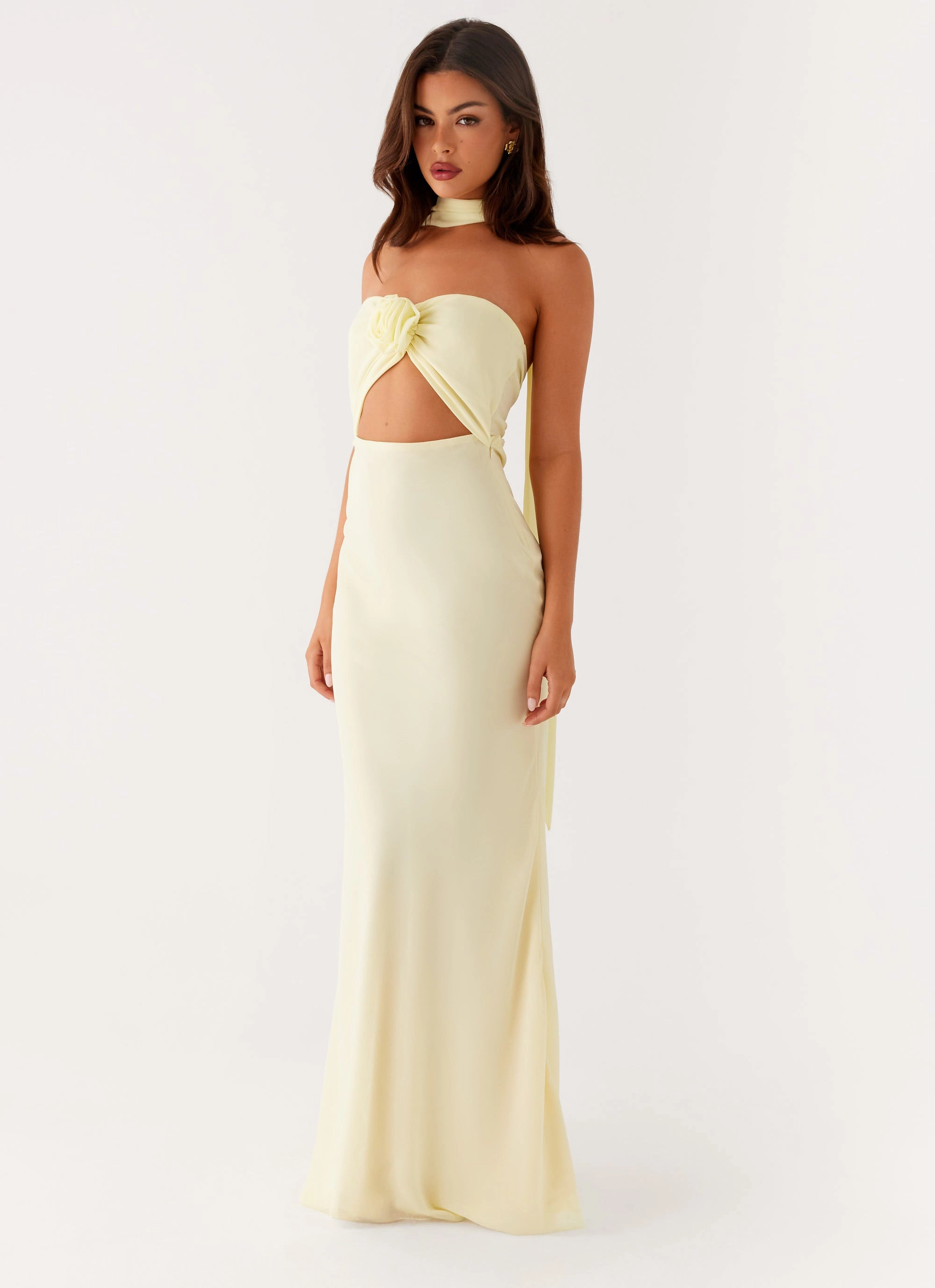 New Light Maxi Dress - Yellow Style Blend Compressible
