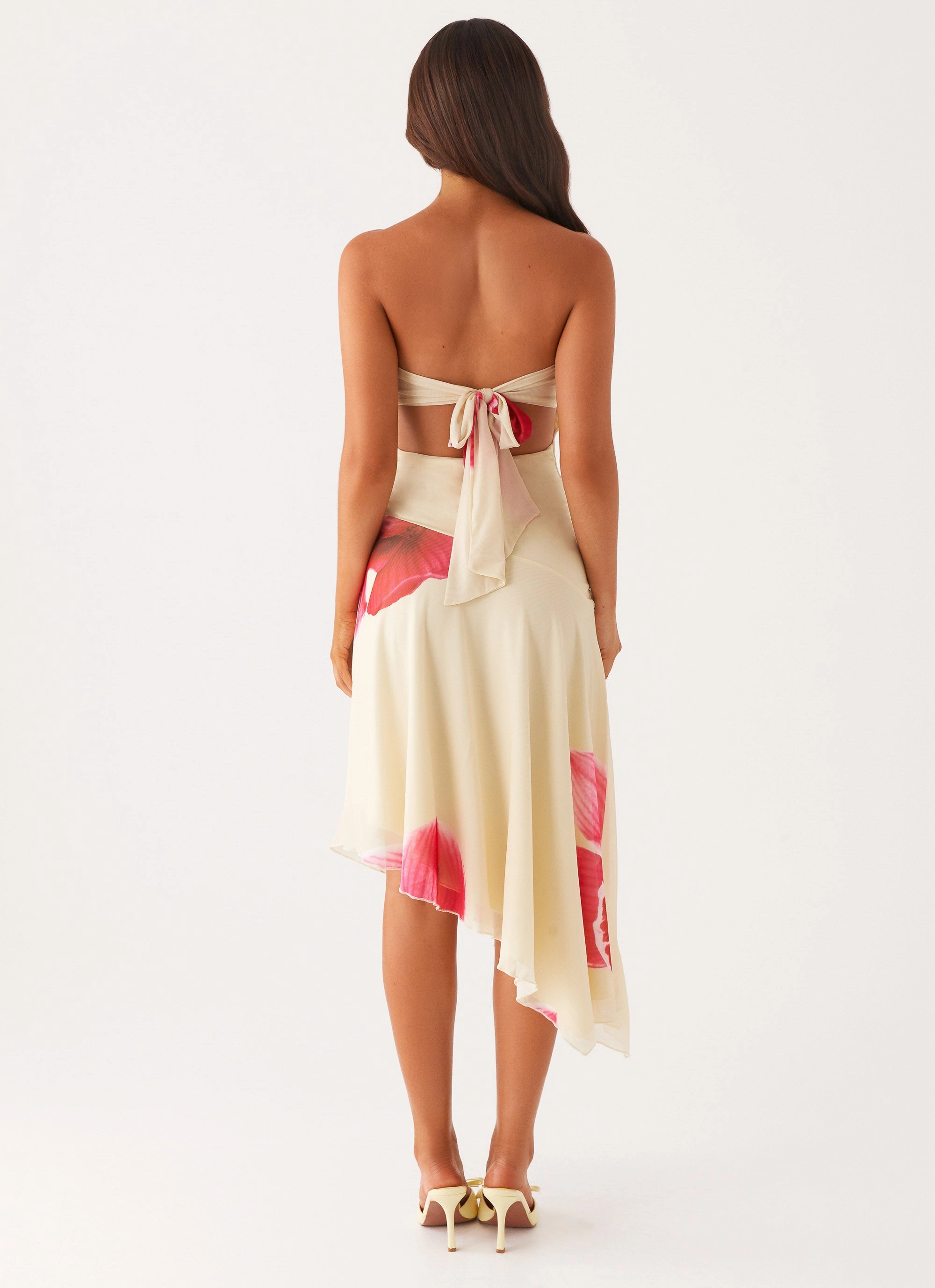 Mariposa Midi Dress - Orchid Yellow Sharp Mood