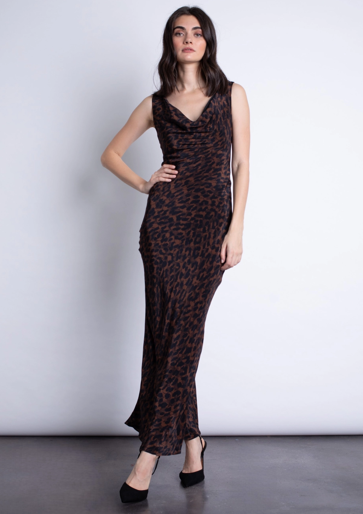 Esmeralda Print Dress Work Vibe Picture Perfect