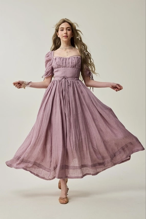 Smooth Fit Lining Breathable Base Monette 27 | Corset Linen Dress