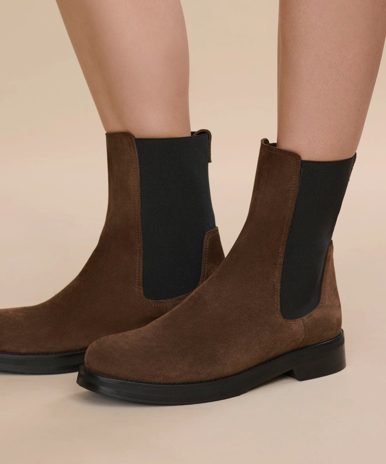 Suede Alden Boot Two Tone Weave