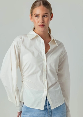 Foldable Cuff Design simple design Sundays Zariah Shirt