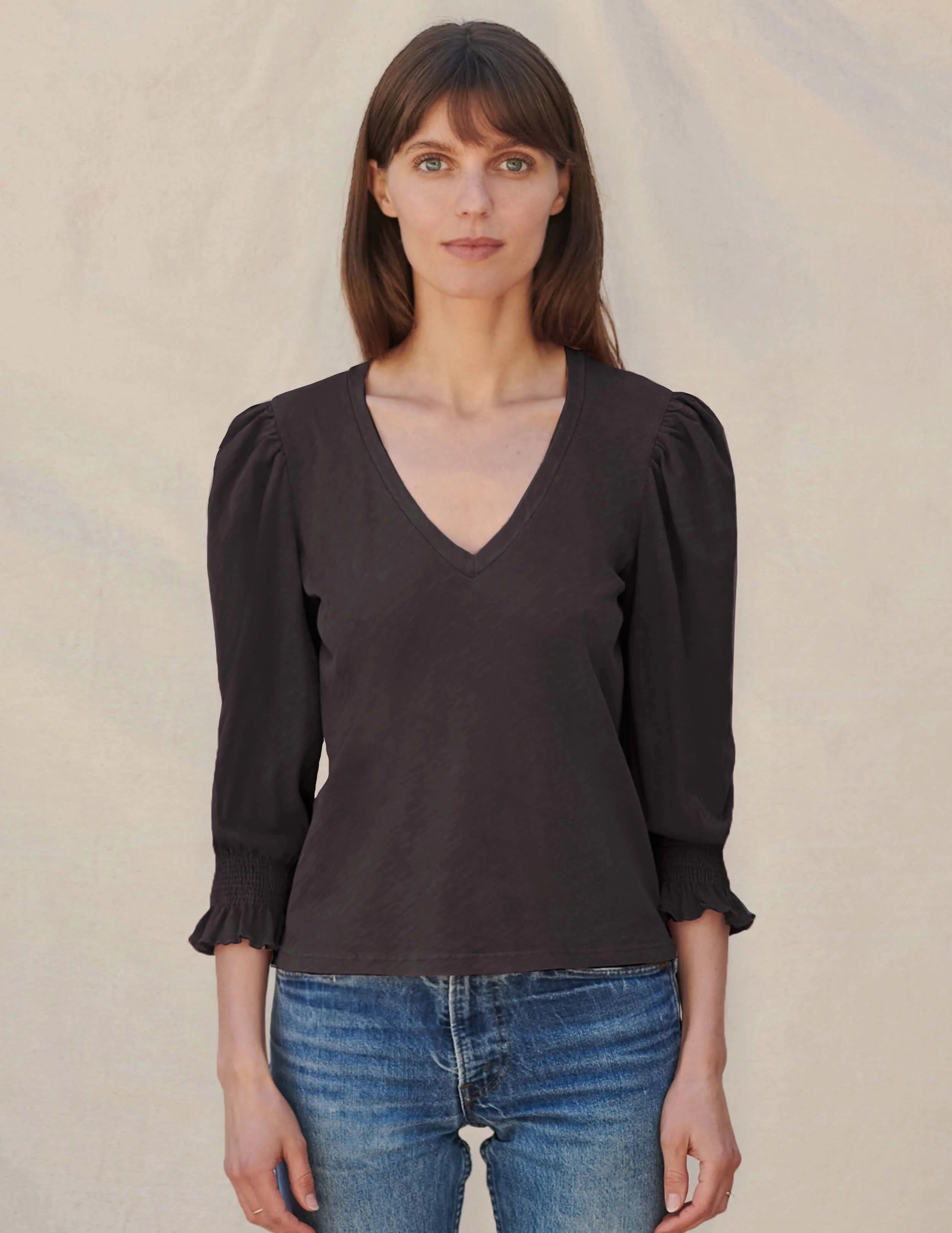 Sundry Princess Sleeve Tee Wear Resistant Edge