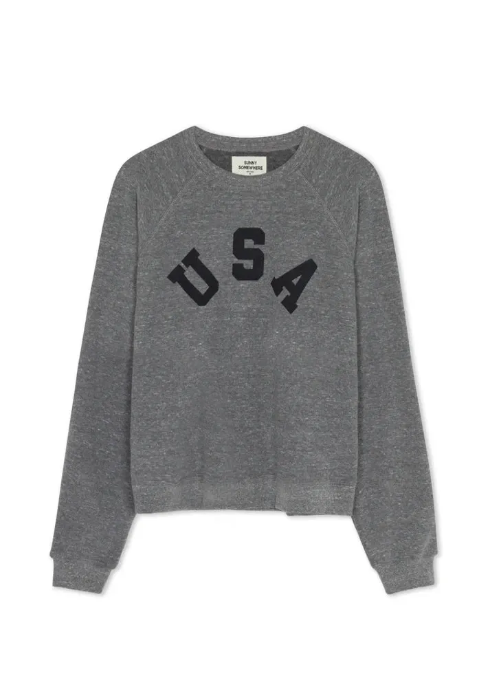Sunny Somewhere Raglan Crew USA Thermal Insulation Layer