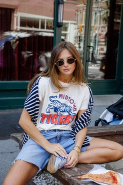 Sunny Somewhere Everyday Tee Midtown Tigers UltraLightweight Quick Dry Fabric