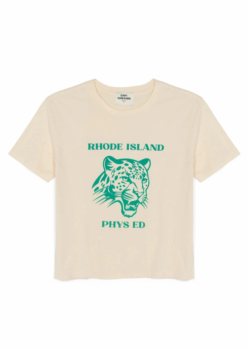 FadeResistant Dye Sunny Somewhere Everyday Tee Rhode Island Phys Ed -