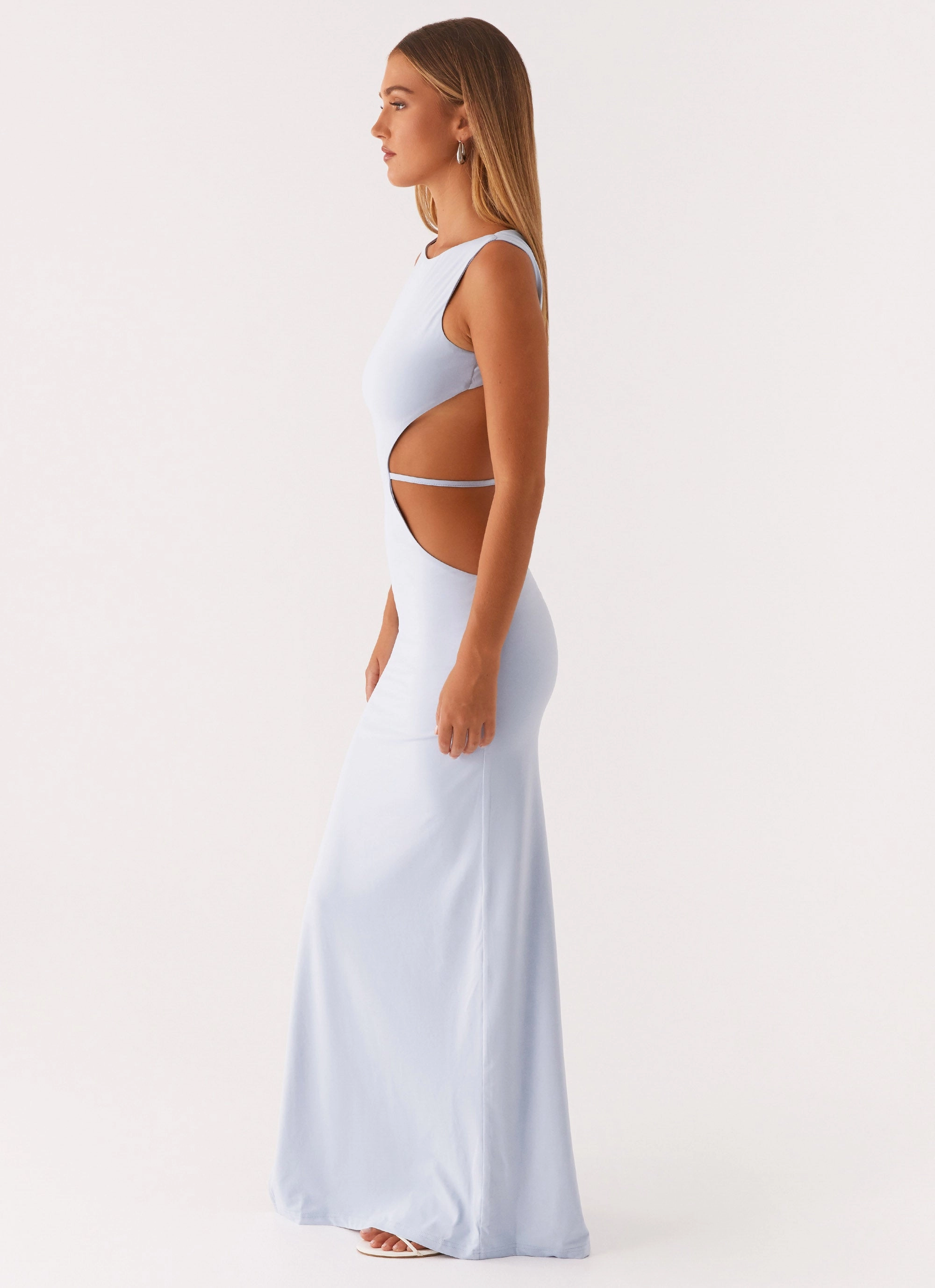 Neutral Flow Sutton Maxi Dress - Blue