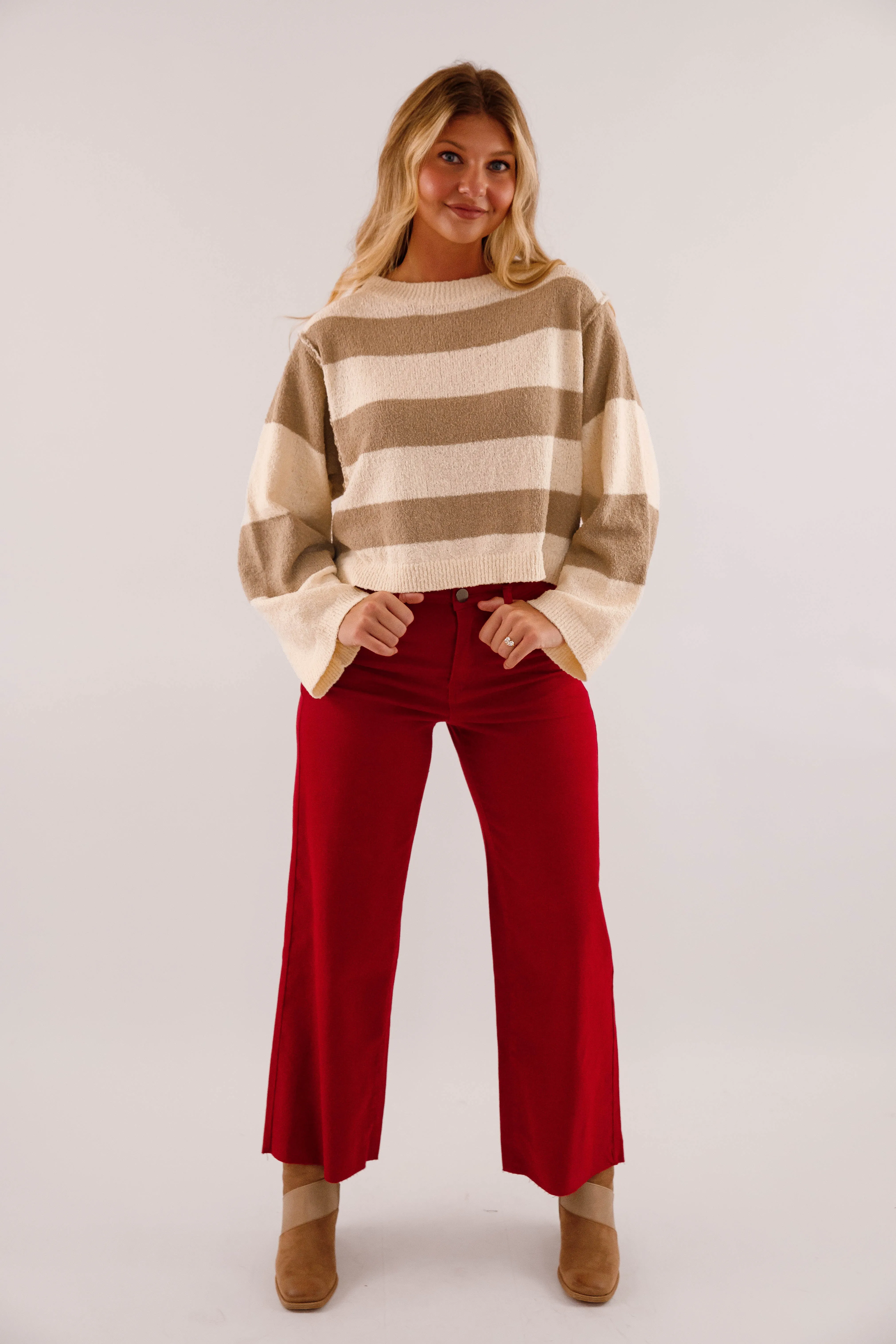 Sweater Versatile Design Reinforced Seam Technique