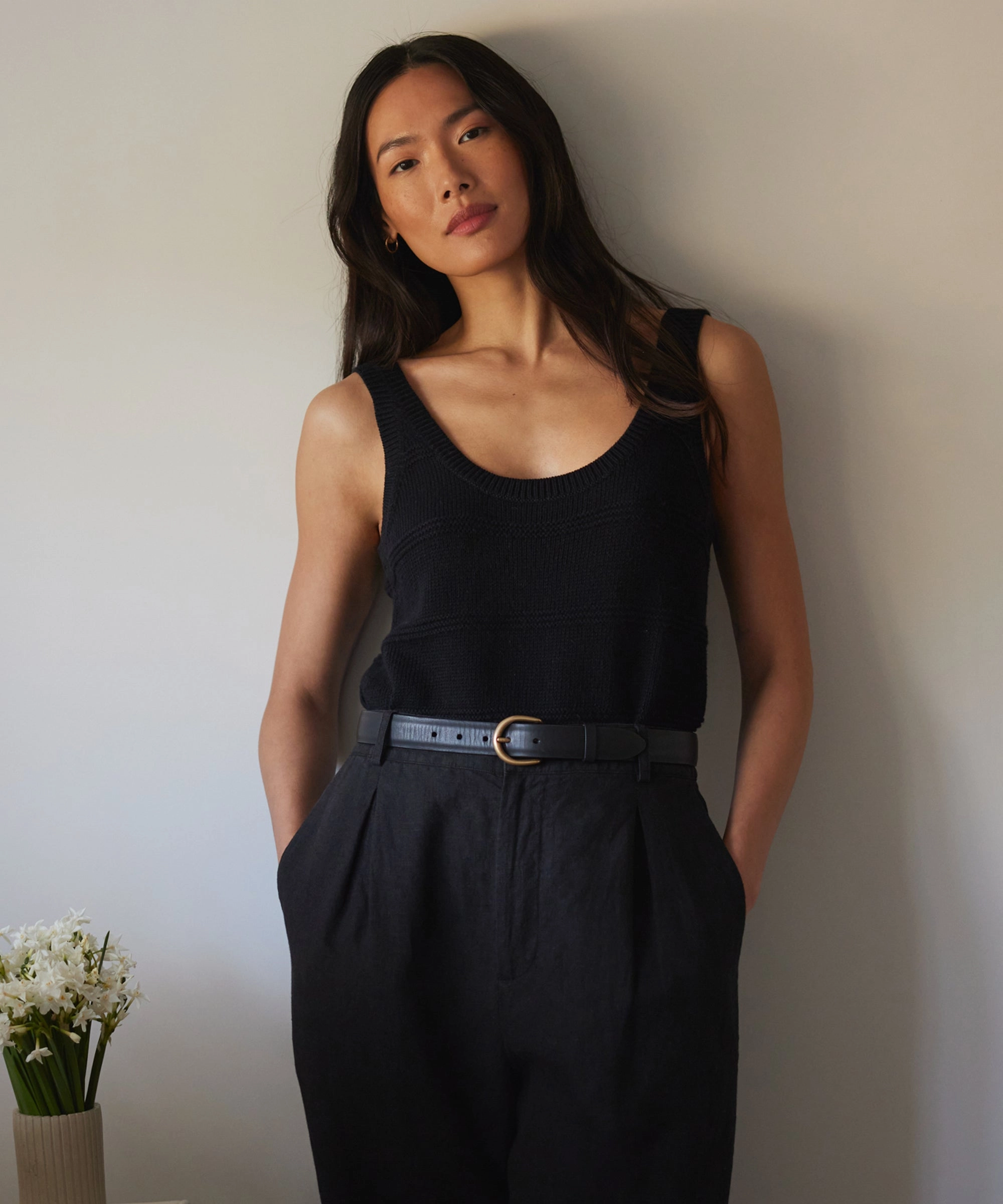 Sweater Tank Tailored Seams