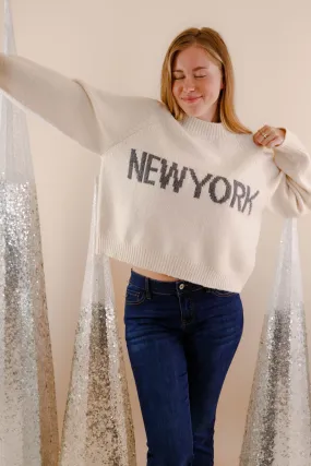NonRestrictive Armholes The Big City Sweater-New York