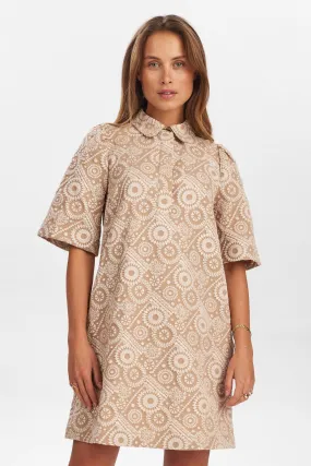 NUEVEDA DRESS - Tannin Elegant holiday wear Sleek Movement