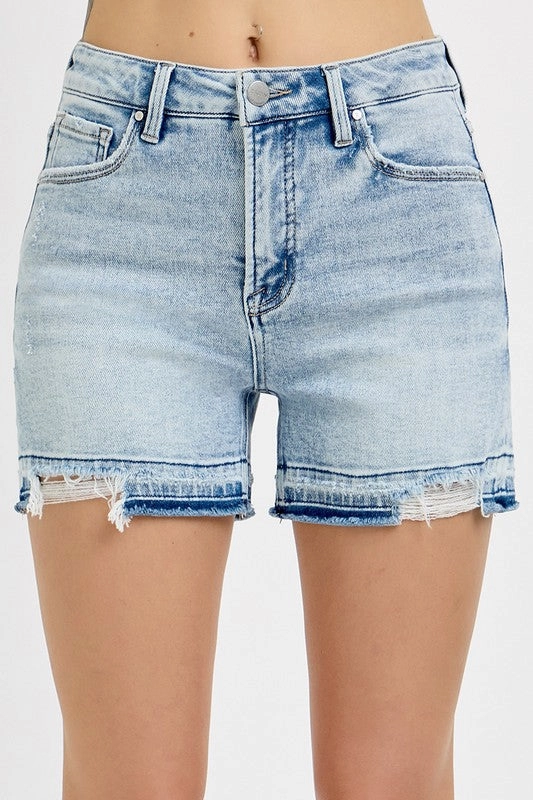 TABATHA TUMMY CONTROL HIGH RISE RELEASED HEM SHORTS S-XL Reimagined Classic