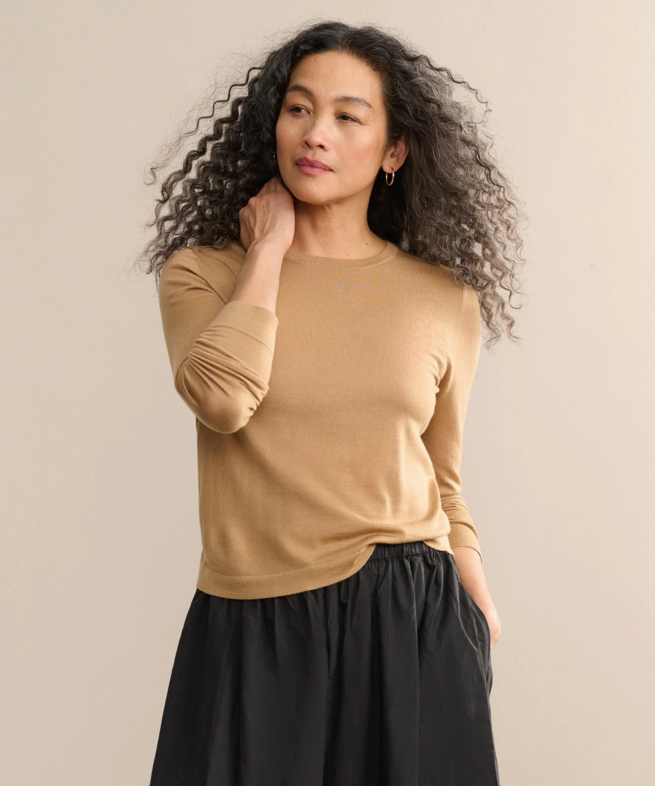 Buttonless Closure FadeResistant Treatment Mercer Crewneck