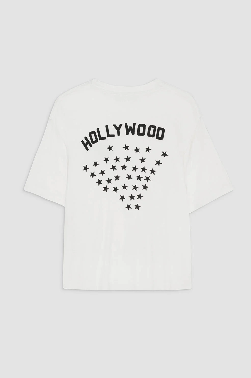 Anine Bing Louis Tee Hollywood Flatlock Seam Technology Double Stitched Hem