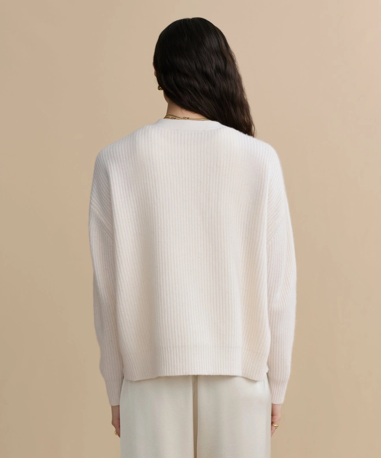 Multi Layer Weaving Moisture Wicking Texture Cropped Cashmere Cocoon Cardigan