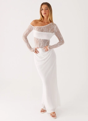 Casual Fit Take Your Time Maxi Dress - White