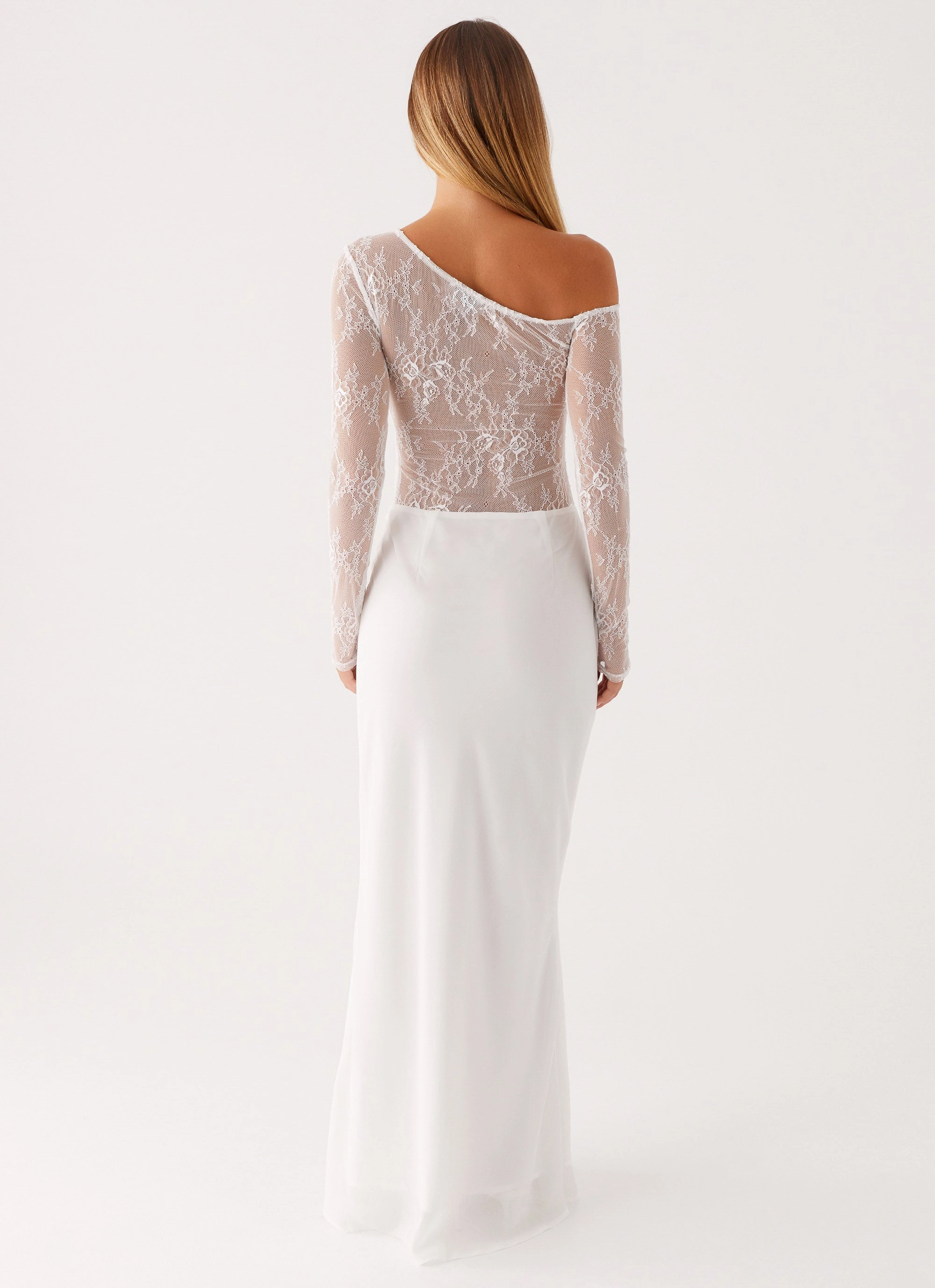 Take Your Time Maxi Dress - White Relax Tones Casual Style