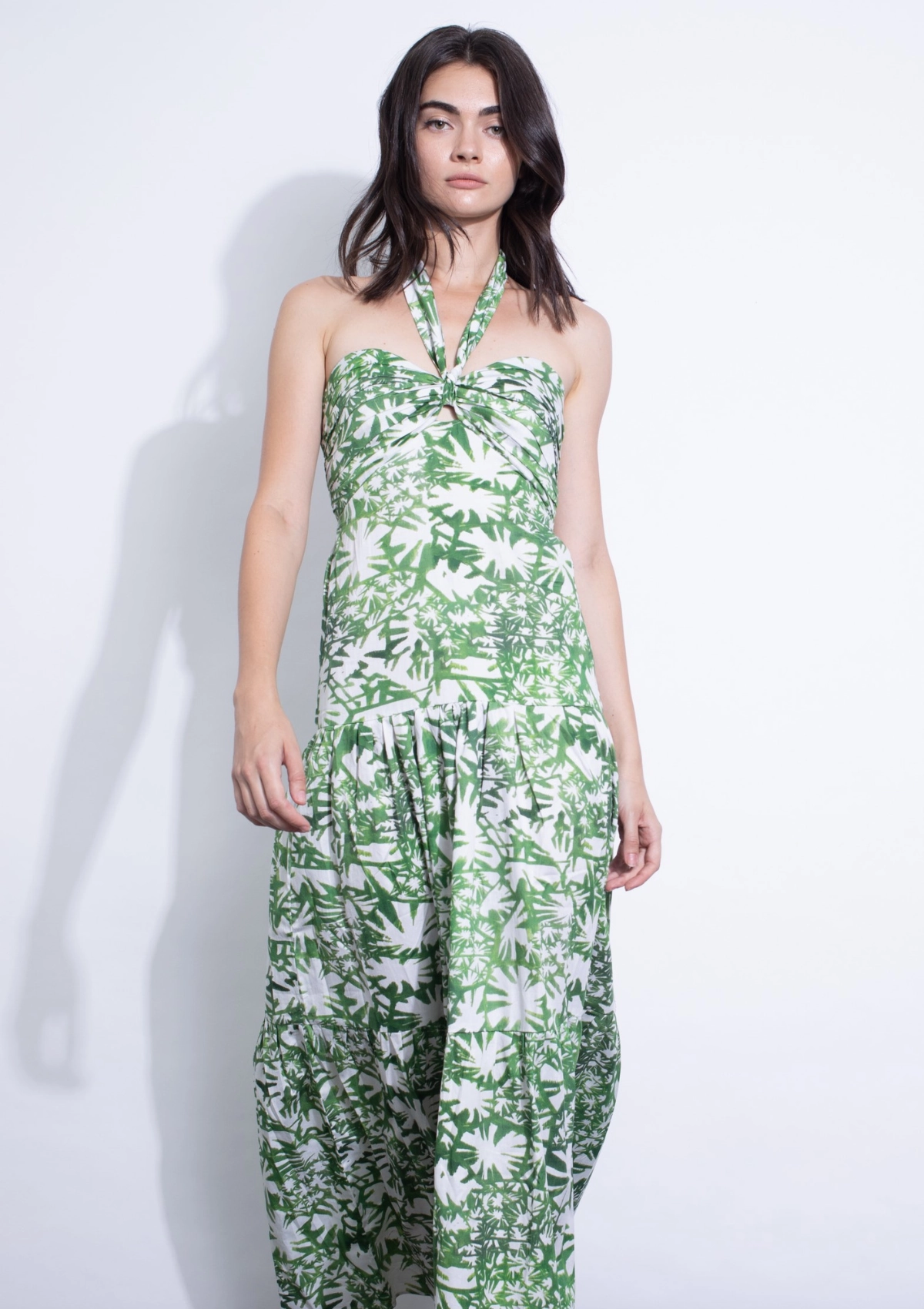 TANIA PRINT MIDI DRESS - SAVANNA Cozy Design Lounge Comfort