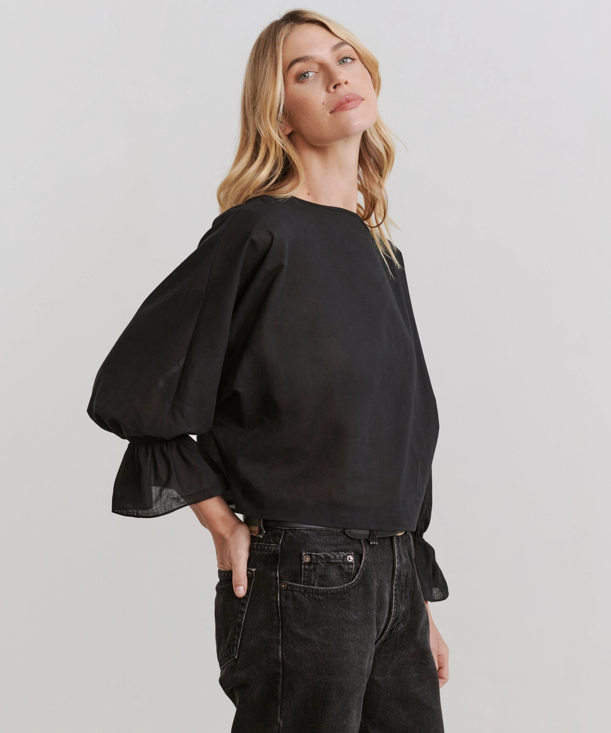 Cape Blouse HighStretch AntiPillingTechnology
