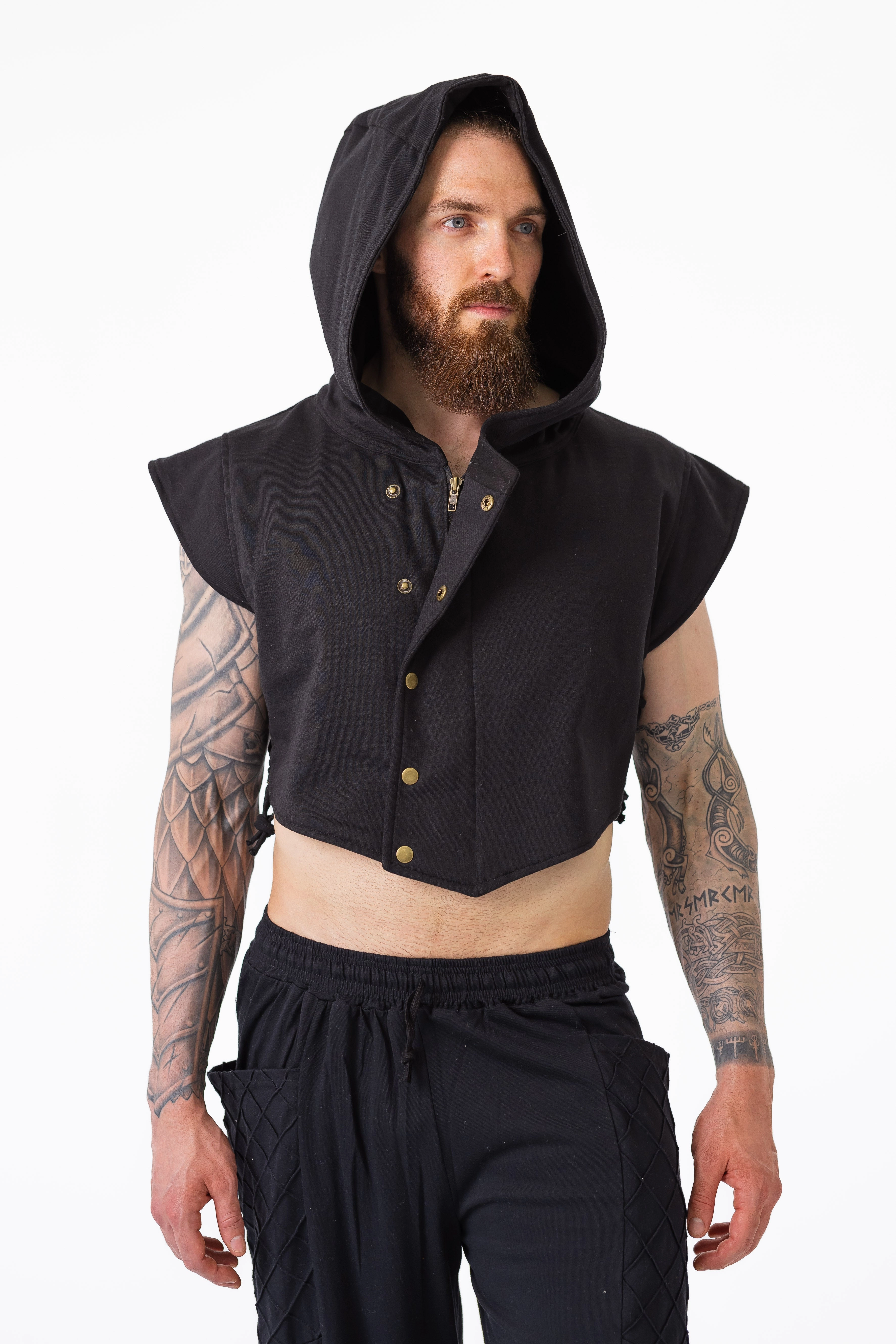 Dagger Hood Durable Reinforced Elbows Summer Dress