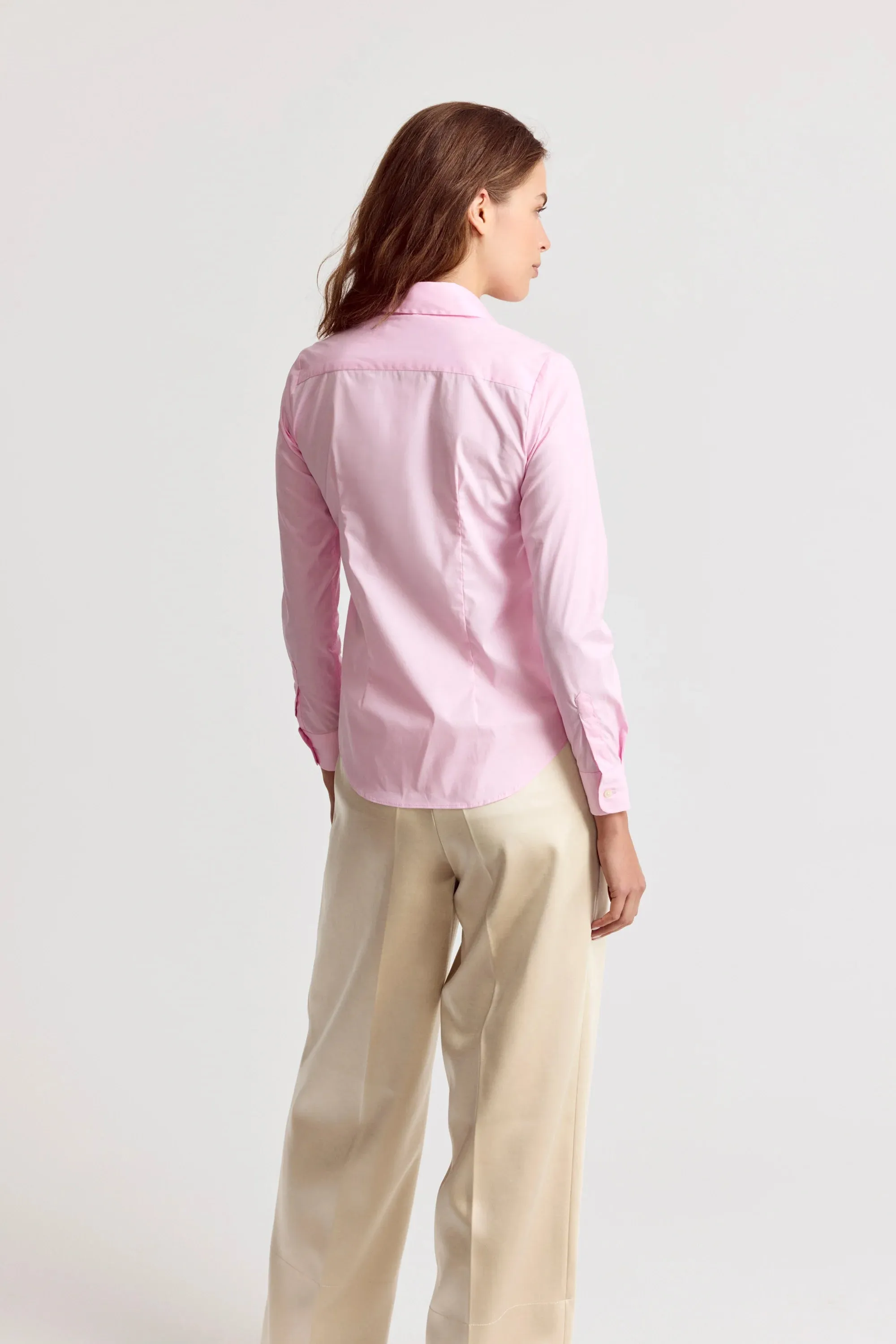 Contrast Stitch Detail The Shirt The Icon Shirt Light Pink