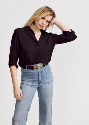 ContouredPanels sporty wear The Shirt The Signature Shirt Black