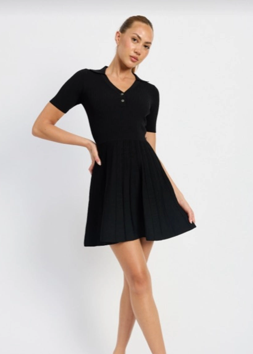 En Saison Parker Mini Tennis Dress Flare Hem Smooth Flow