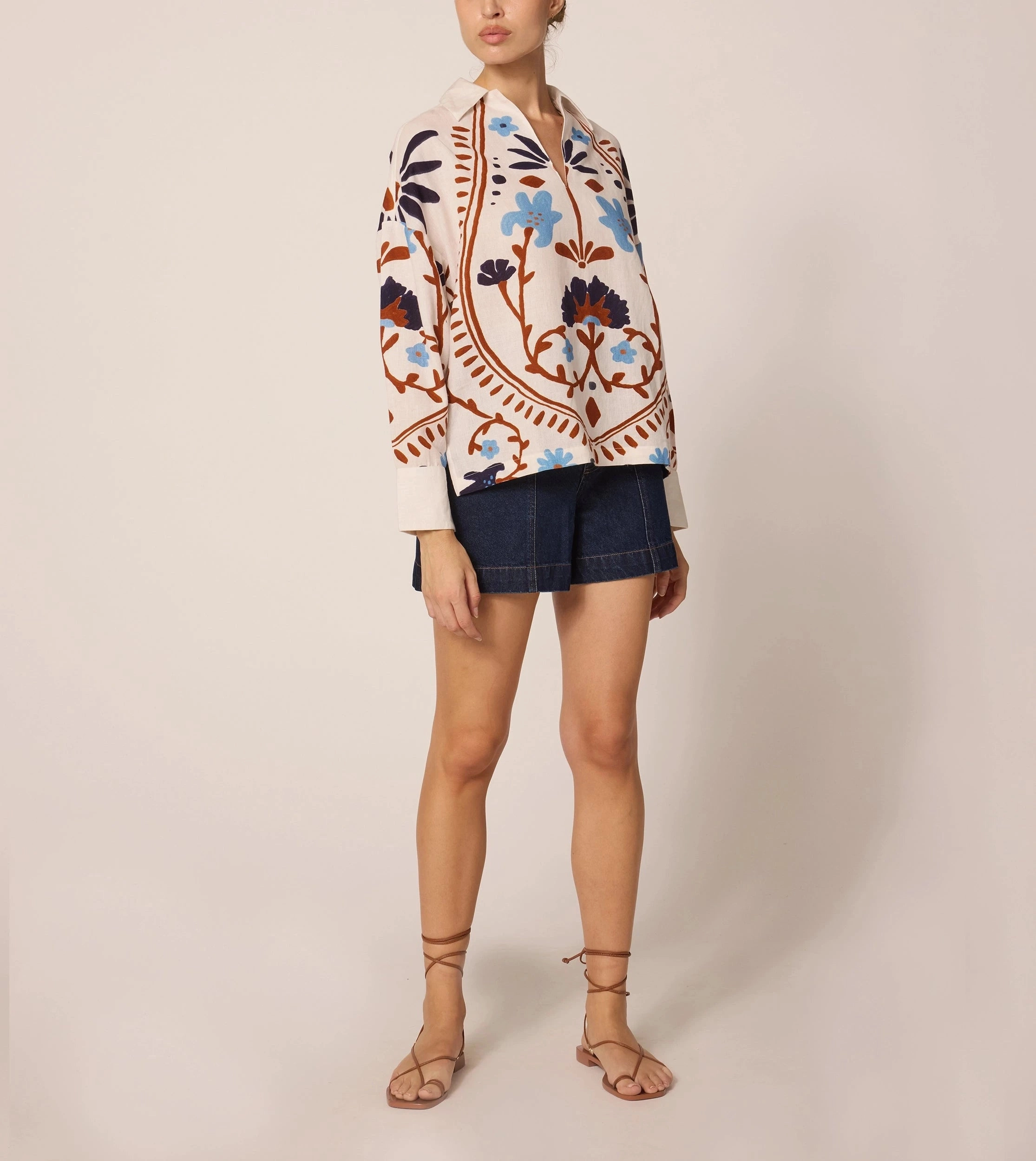 Eco Conscious Dye Process Miranda Blouse | Liliana