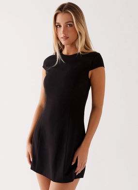 Tia Mini Dress - Black Refined Mood