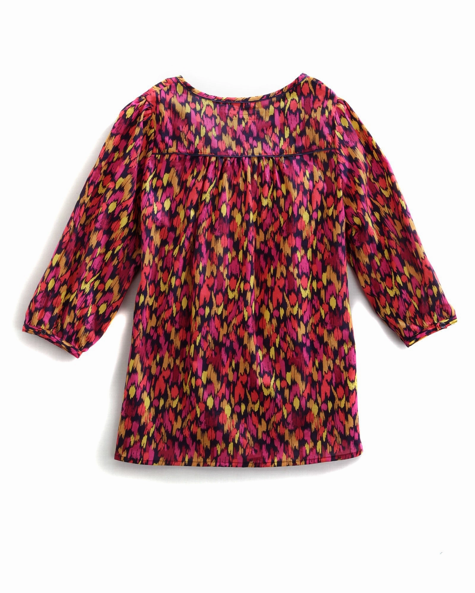 Ombre look Preppy Vibe Tin Haul Womens 9495 Confetti Camo Multi-Color 100% Cotton S/S Blouse