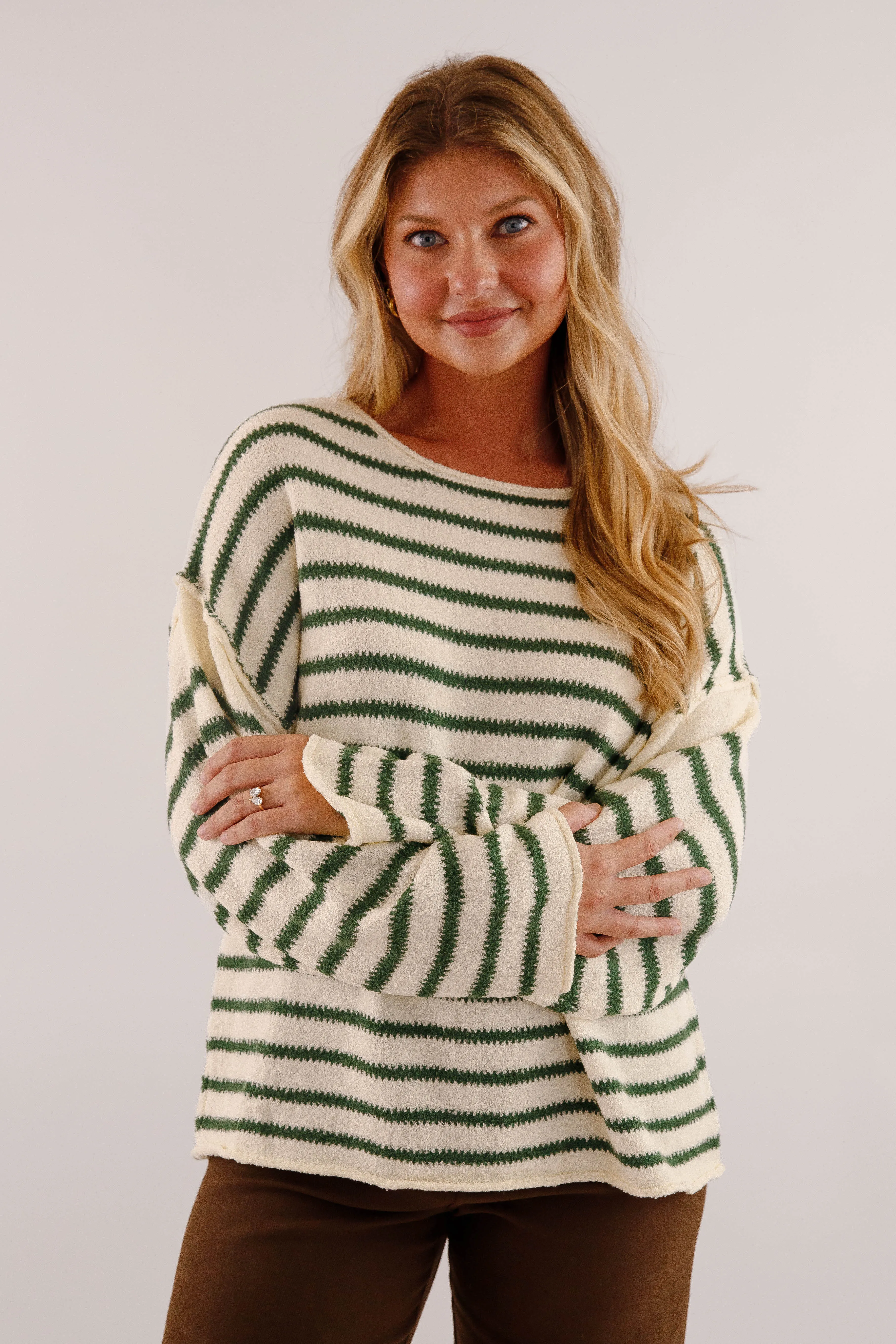 Better Perspective Sweater-Green AthleticInspired RecycledPolyester