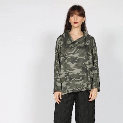 Lit117 Linen Top HeatSealed Seams TailoredCut